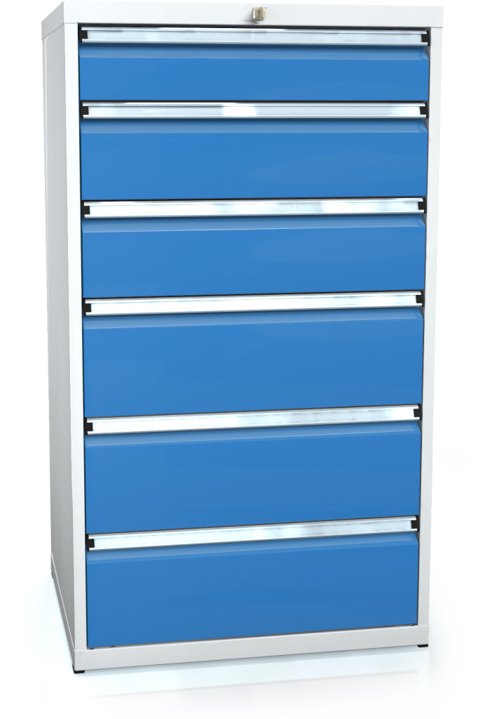 Drawer cabinet 1240 x 710 x 600 - 6x drawers